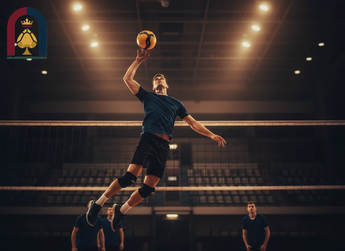 Opções de aposta acima e abaixo para o total de pontos num encontro de voleibol.